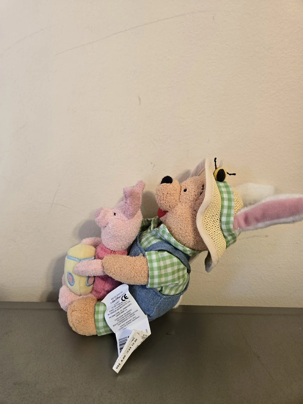 Disney Store Easter Winnie the Pooh and Piglet Bean Bag 8